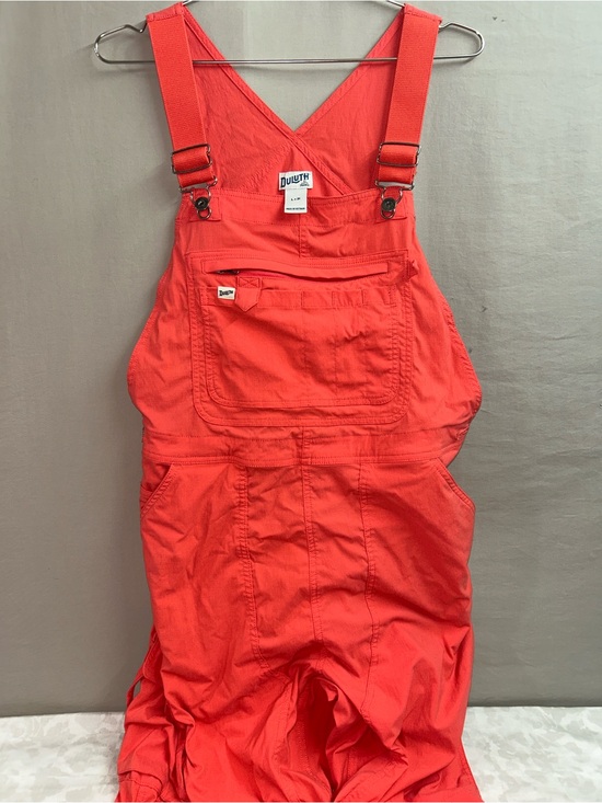 Duluth Trading Co Pants - Duluth Trading Coral Overalls size L/ 31